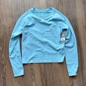 New Balance blue long sleeve shirt